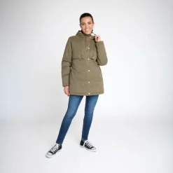 Parka de grossesse évolutive doublée sherpa
