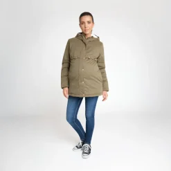Parka de grossesse évolutive doublée sherpa