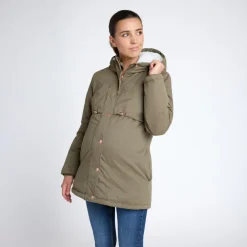Parka de grossesse évolutive doublée sherpa
