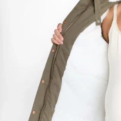 Parka de grossesse évolutive doublée sherpa