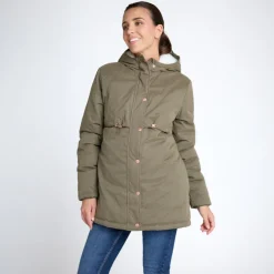 Parka de grossesse évolutive doublée sherpa