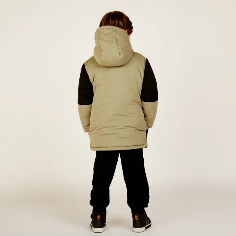 Parka 2 en 1 avec gilet en sherpa pour garçon