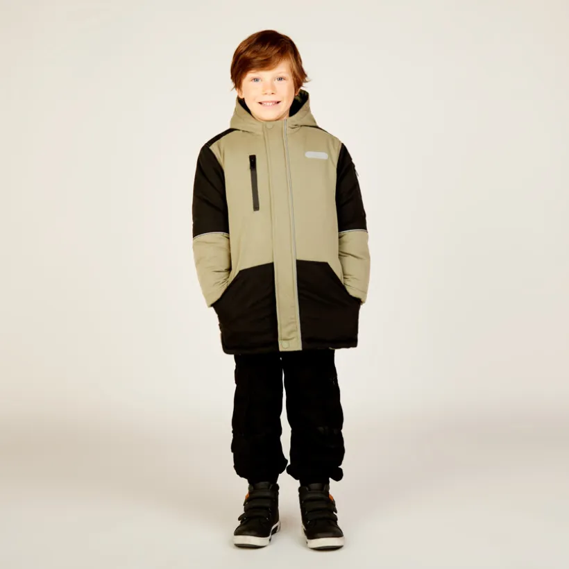 Parka 2 en 1 avec gilet en sherpa pour garçon