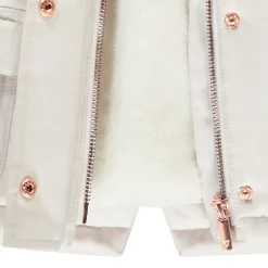 Parka 2 en 1 avec gilet sans manches en sherpa pour bébé fille