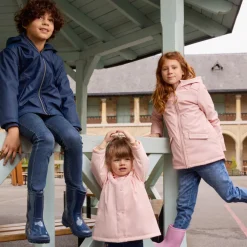 Parka gomme à capuche et doublure micropolaire pour garçon
