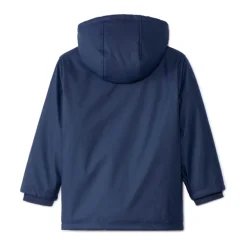 Parka gomme à capuche et doublure micropolaire pour garçon