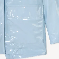 Parka gomme à capuche iridescente pour fille