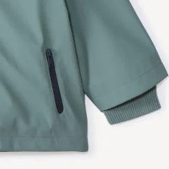 Parka gomme à capuche ludique pour bébé garçon