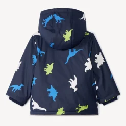 Parka gomme à couleur changeante imprimé dinos pour bébé garçon