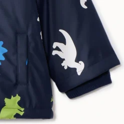 Parka gomme à couleur changeante imprimé dinos pour bébé garçon