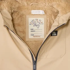 Parka gomme doublée sherpa pour garçon