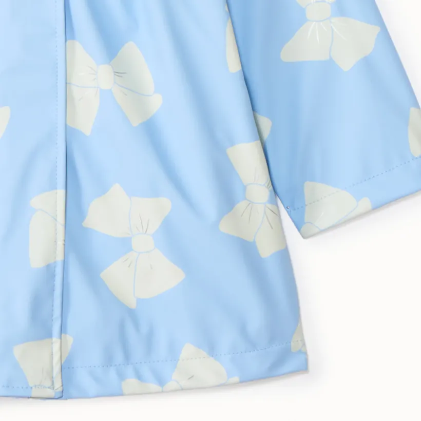Parka gomme imprimé nœuds pour bébé fille