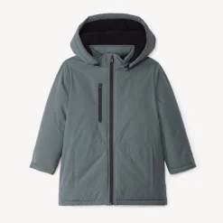 Parka rembourrée avec capuche amovible pour garçon