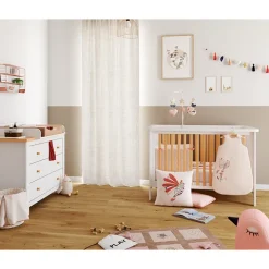Parure de lit avec housse de couette et taie d'oreiller Magic bird
