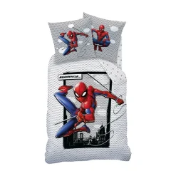 Parure de lit 140x200 cm imprimé Spiderman Marvel