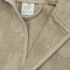 Peignoir de bain éponge 1-2 ans en jacquard Miffy olive green