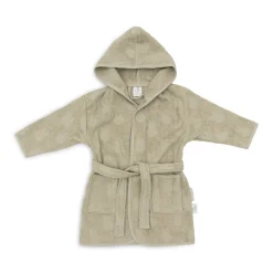 Peignoir de bain éponge 3-4 ans en jacquard Miffy olive green