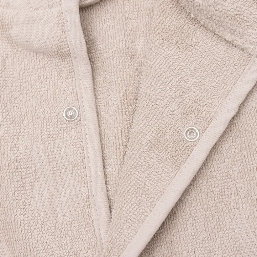 Peignoir de bain éponge 3-4 ans en jacquard Miffy nougat