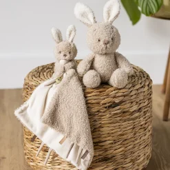 Peluche bébé lapin -25cm - Fanfan -Teddy beige