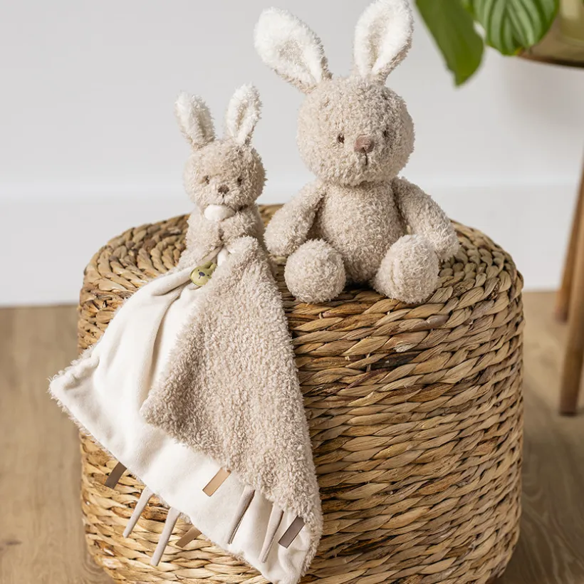 Peluche bébé lapin -25cm - Fanfan -Teddy beige