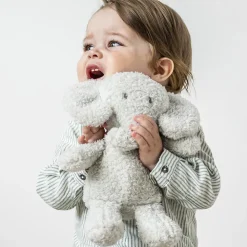 Peluche bébé éléphant - 24 cm - Fanfan - Teddy gris