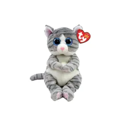 Peluche Beanie Babies 15 cm - Mitzi le chat tigré