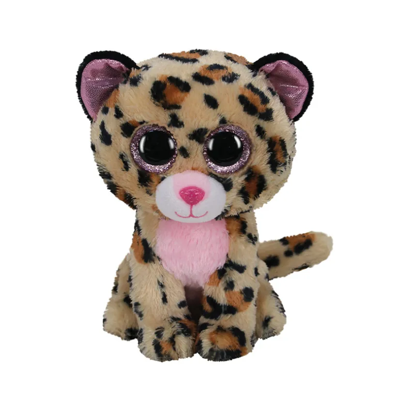 Peluche Beanie Boo's 23 cm - Livvie le léopard