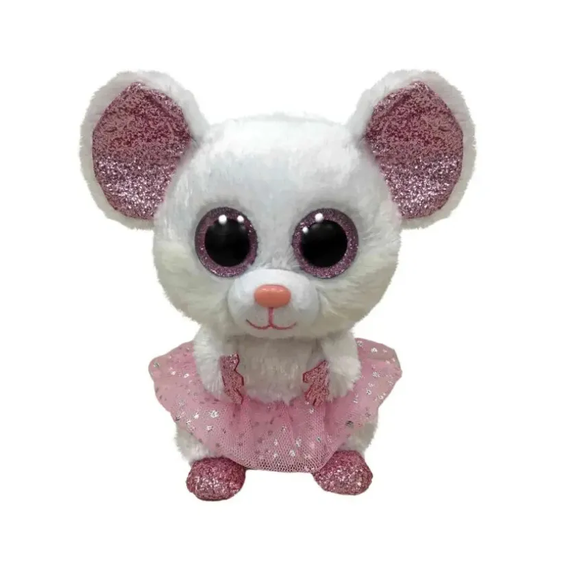 Peluche Beanie Boo's 15 cm - Nina la souris