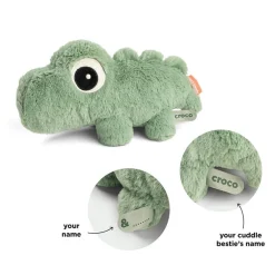 Peluche câlin Bestie 28cm Croco Vert