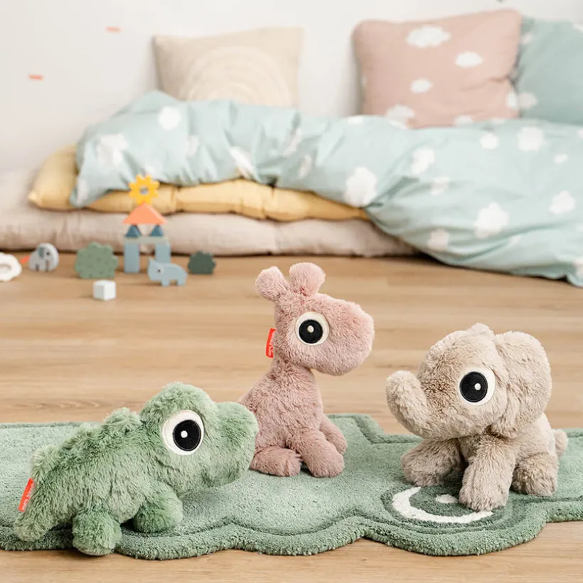 Peluche câlin Bestie 28cm Croco Vert