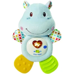 Peluche Croc'Hippo Bleu