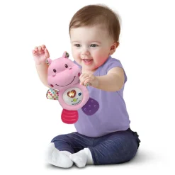 Peluche Croc'Hippo Rose