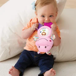Peluche Croc'Hippo Rose