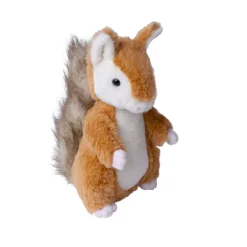 Peluche écureuil 25cm marron