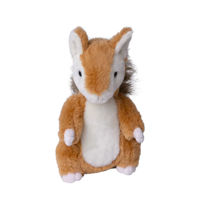 Peluche écureuil 25cm marron