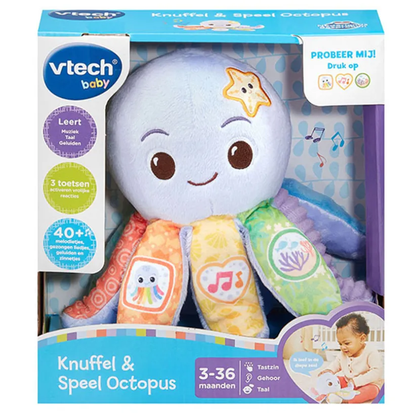 Peluche d'activité Lila Lumi pieuvre Musicale FR