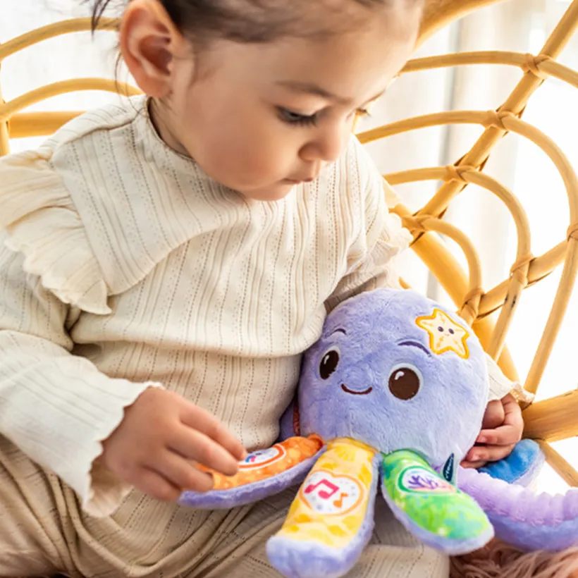 Peluche d'activité Lila Lumi pieuvre Musicale FR