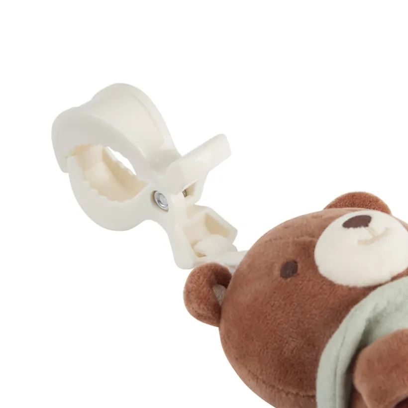Peluche d'activités à suspendre ourson Roi des Forêts
