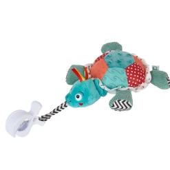 Peluche d'activités vibrante à suspendre Sacha la tortue