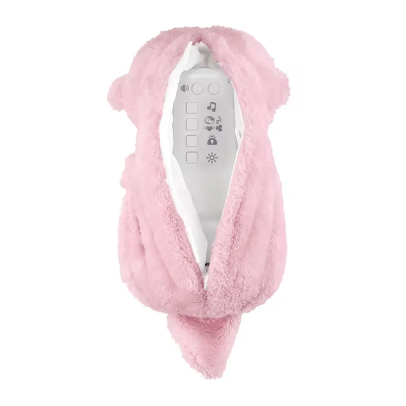 Peluche interactive Ma Loutre Câlins Bonne Nuit rose