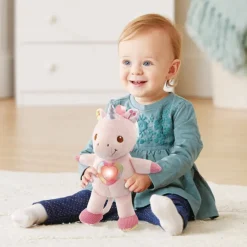 Peluche interactive Maé ma licorne à câliner