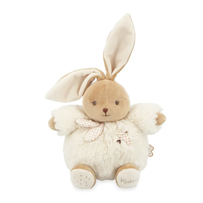 Peluche lapin Patapouf 17cm crème