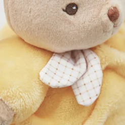 Peluche lapin Patapouf 17cm jaune