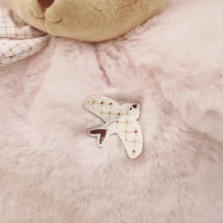 Peluche lapin Patapouf 25cm rose