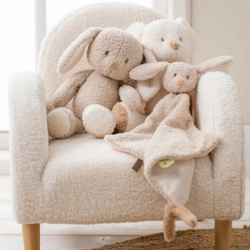 Peluche Lapin-Teddy 34cm