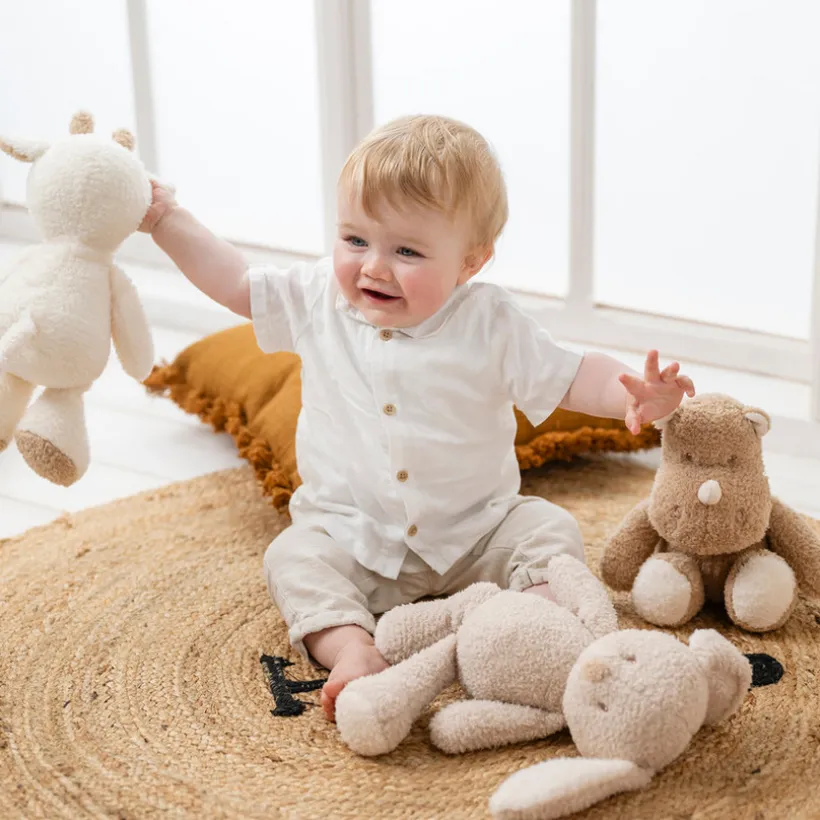 Peluche Lapin-Teddy 34cm