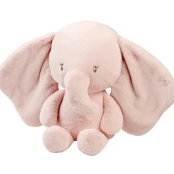 Peluche éléphant maxi - Fanfan -Rose - 60 cm