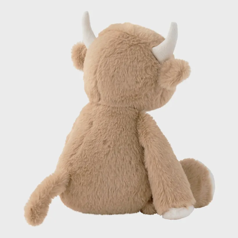 Peluche moyenne 40cm Vache Fluffy Beige