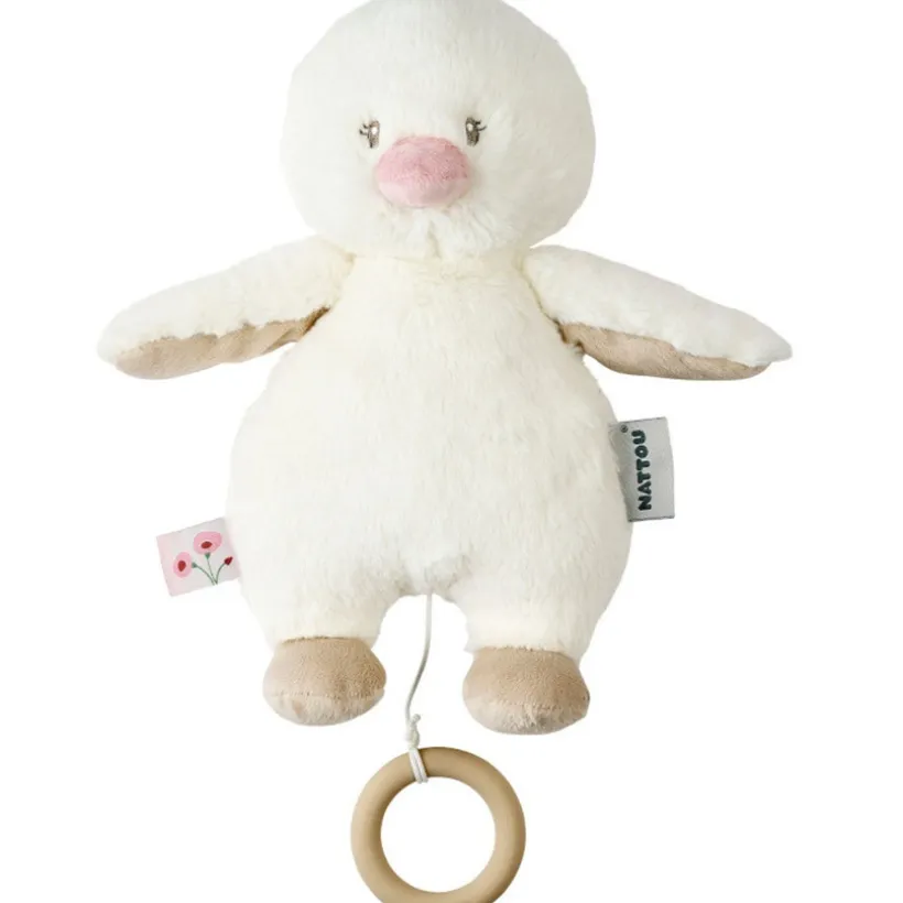 Peluche musicale -Canard blanc - Fanfan - 30cm