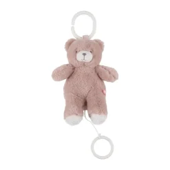 Peluche musicale 20cm Lily l'ours rose